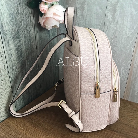 Michael Kors Med Backpack MiniLogo Ballet Rose W - Picture 2 of 6